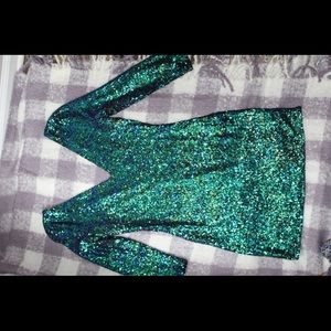 Mermaid sequin dress